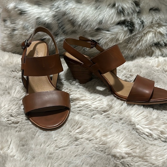 Lucky Brand Summer Wedge Sandals 8M - Picture 6 of 6